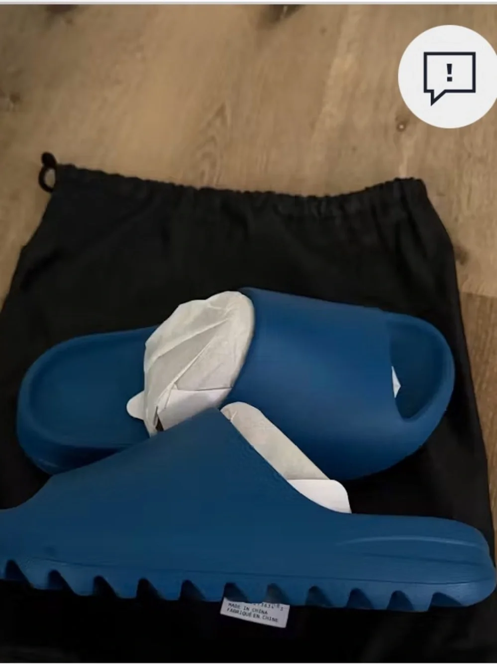 Yeezy YS-01 Slide Sandal in Blue
